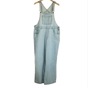 NEW Universal Thread Light Wash Overalls Size 18